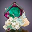 Fluorite with Aquamarine